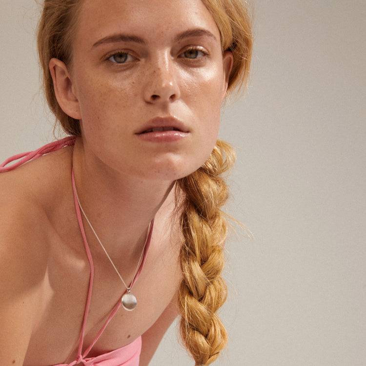 Pilgrim XENA Recycelte Münzhalskette, Versilbert