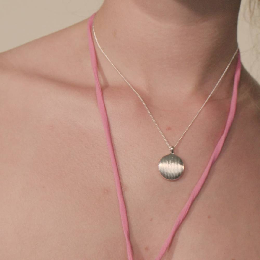 Pilgrim XENA Recycelte Münzhalskette, Versilbert