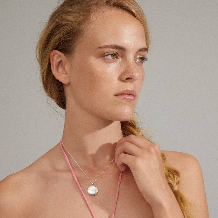 Pilgrim XENA Recycelte Münzhalskette, Versilbert