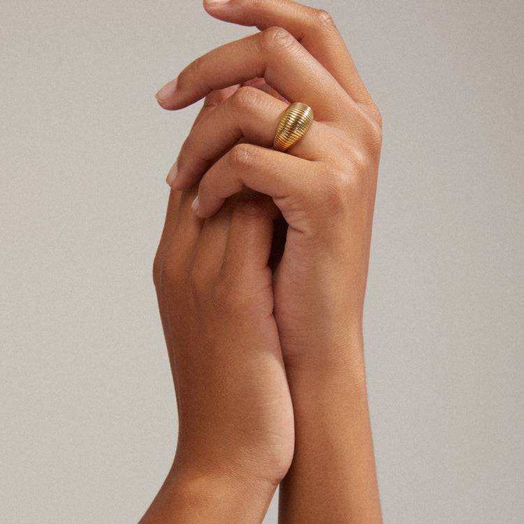 Pilgrim XENA Recycelter Ring, Vergoldet