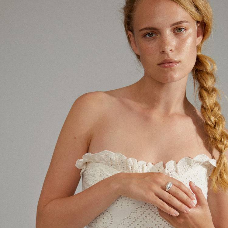 Pilgrim XENA Recycelter Ring, Versilbert