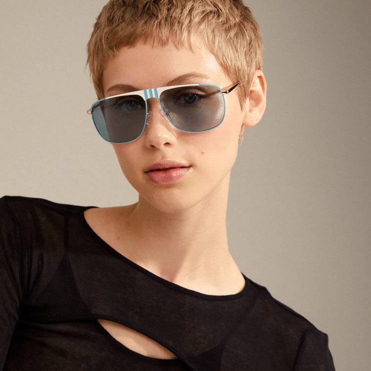 Pilgrim YANARA Sonnenbrille Blau/Gold