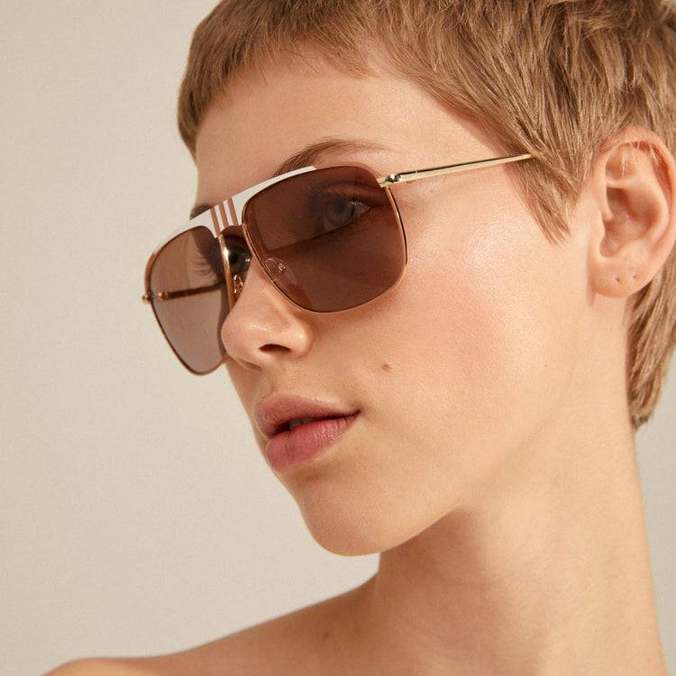 Pilgrim YANARA Sonnenbrille Braun/Gold