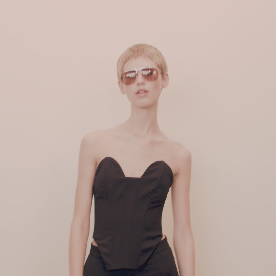 Pilgrim YANARA Sonnenbrille Braun/Gold