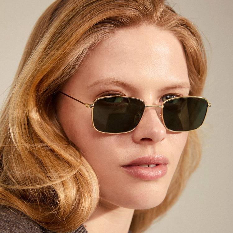 Pilgrim YEIDER Sonnenbrille Grün/Gold