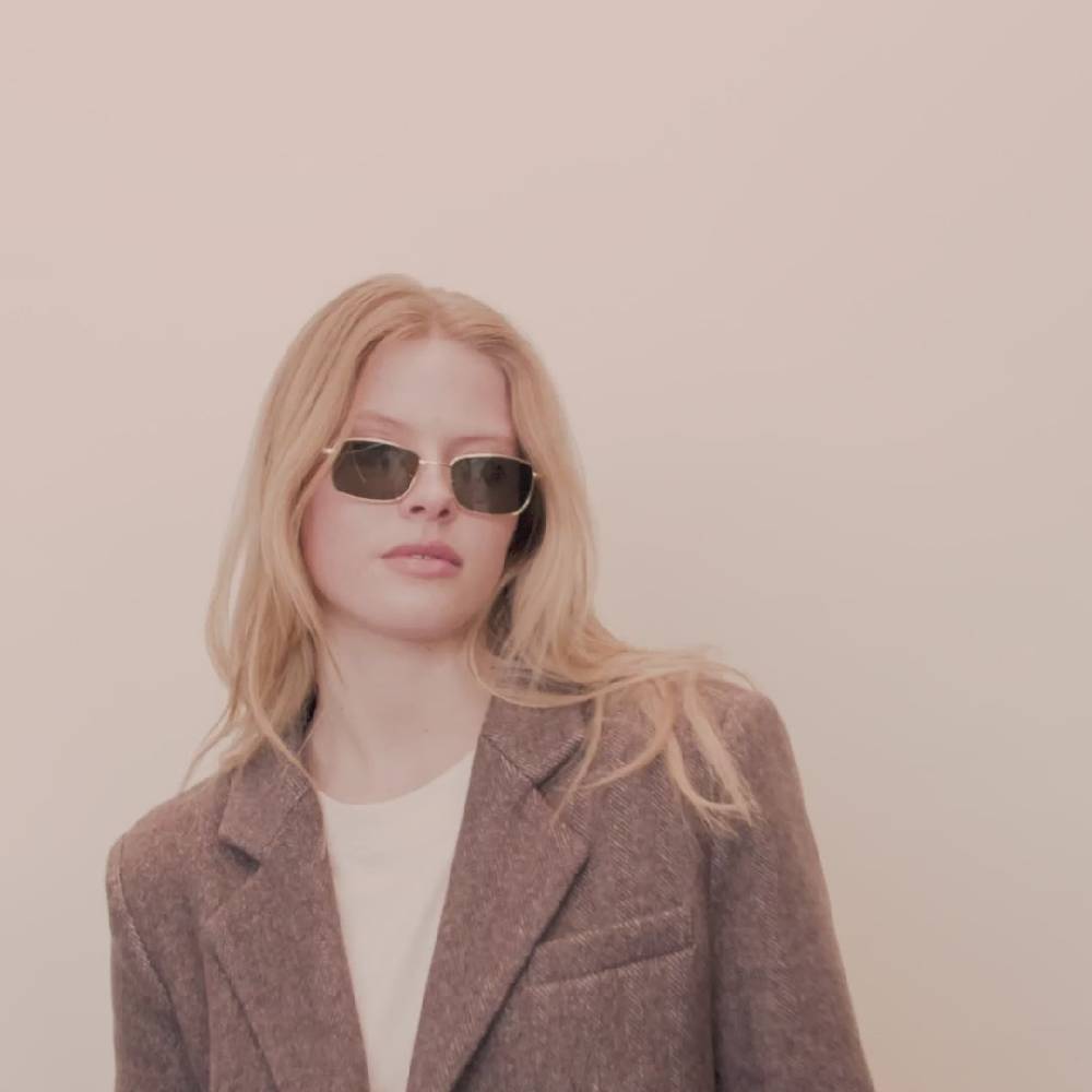 Pilgrim YEIDER Sonnenbrille Grün/Gold