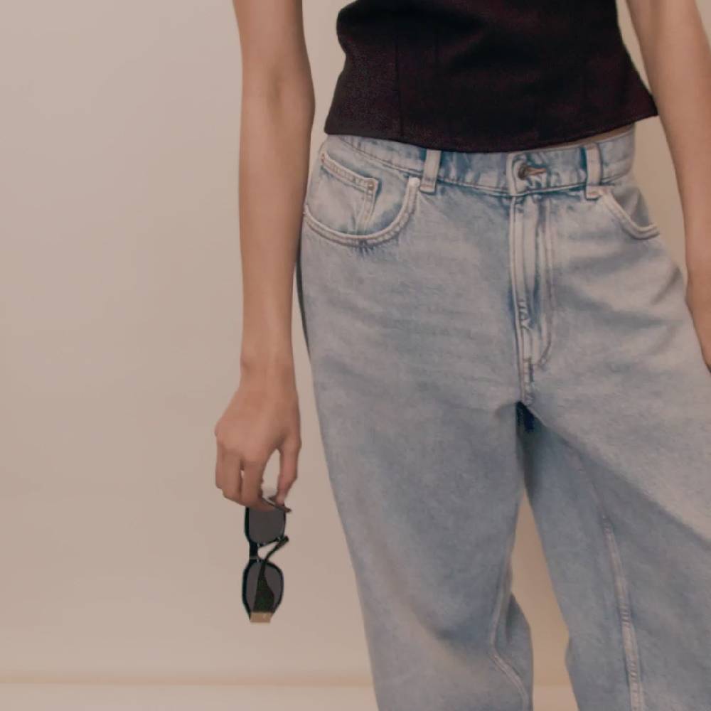 Pilgrim ZAYN Recycelte Sonnenbrille Schwarz/Gold