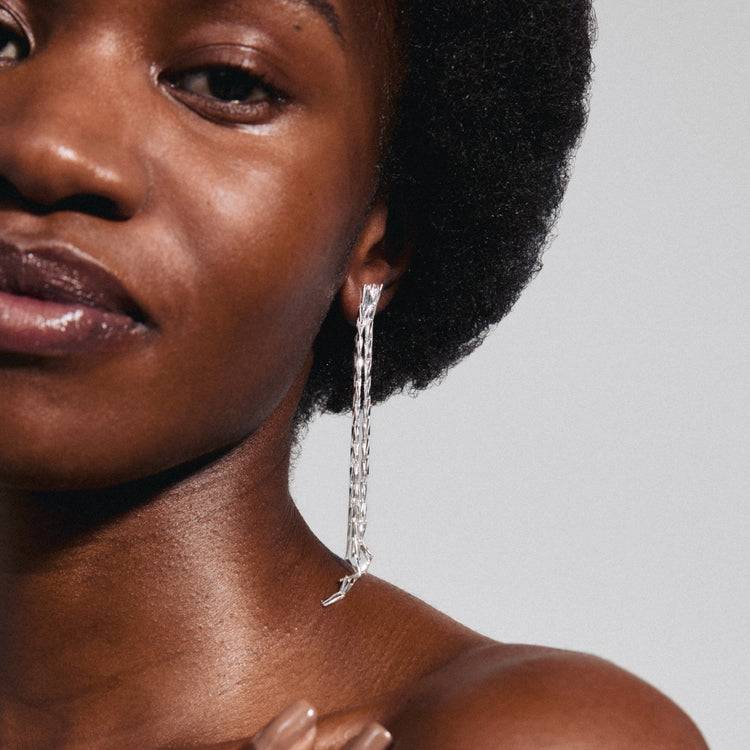 Pilgrim ZENOBIA Recycelte Ohrringe Versilbert