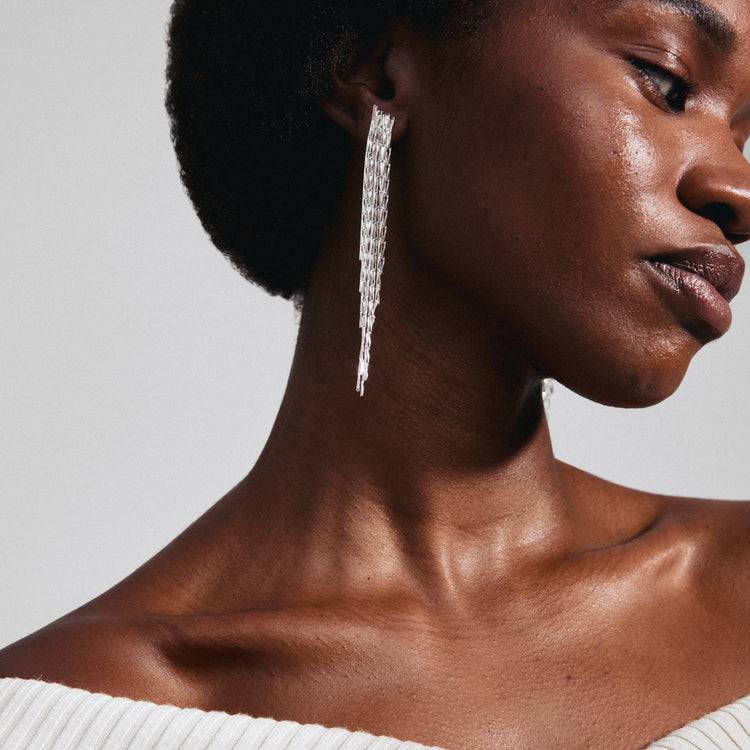 Pilgrim ZENOBIA Recycelte Ohrringe Versilbert