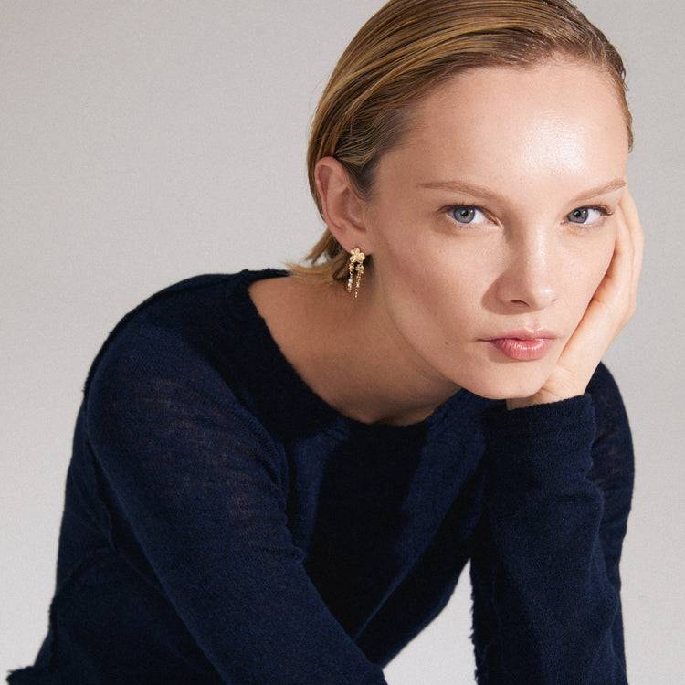 Pilgrim ZHURI Recycelte Ohrringe Vergoldet