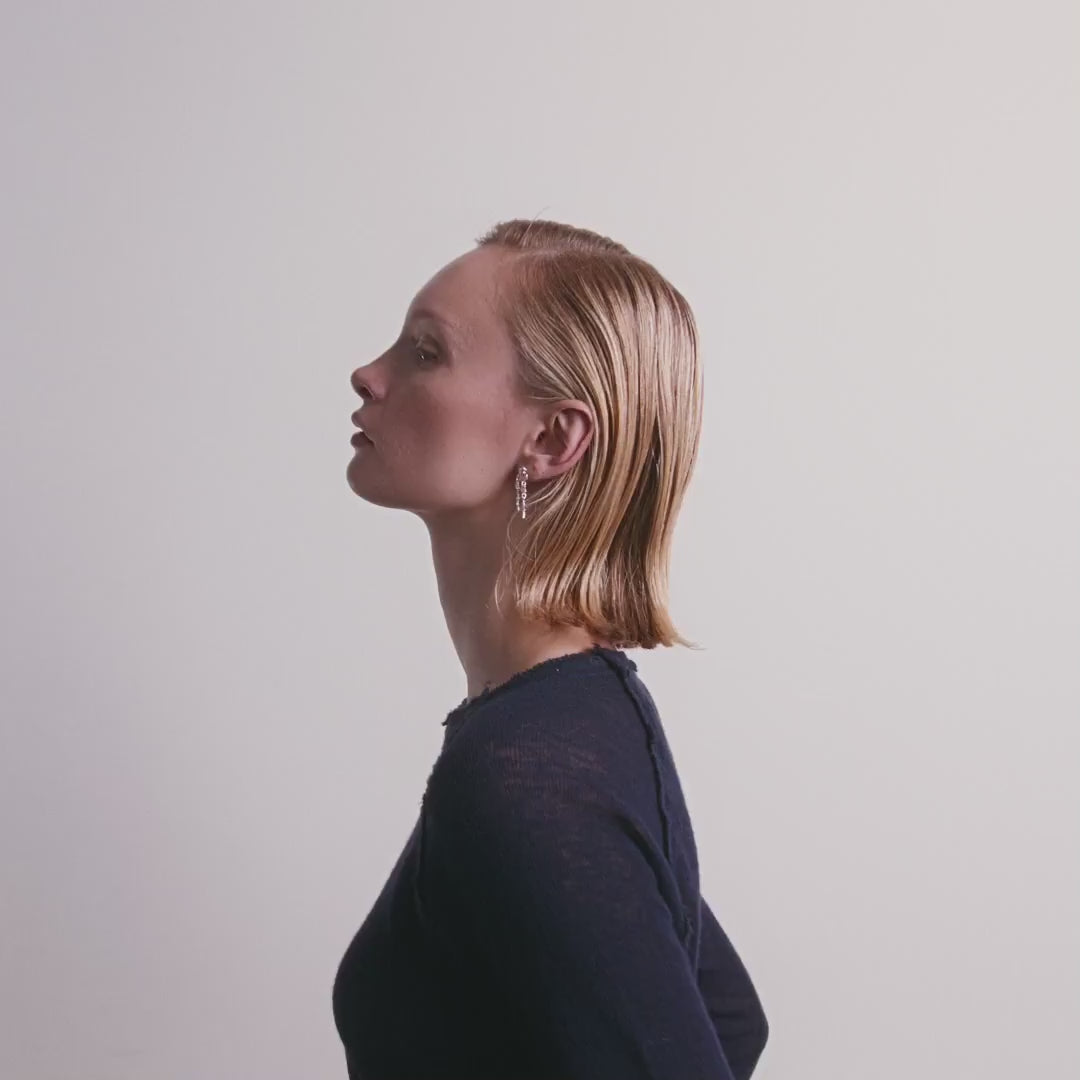 Pilgrim ZHURI Recycelte Ohrringe Versilbert