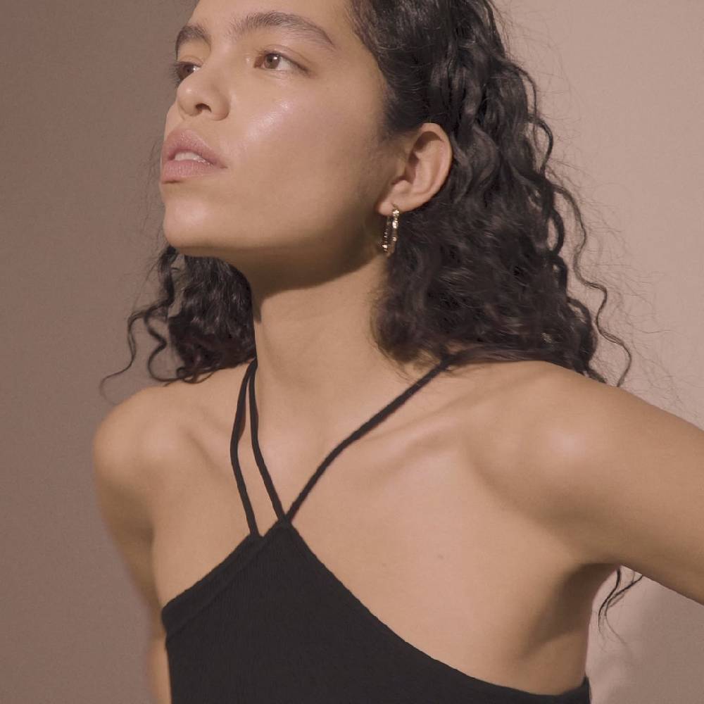 Pilgrim ZION Organische Hoops Vergoldet