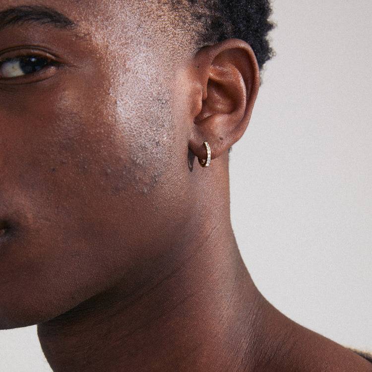 Pilgrim ZOE Recycelter, Einzelner Ohrring Vergoldet