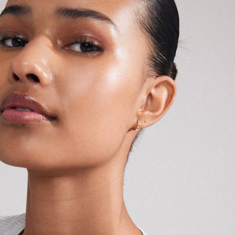 Pilgrim ZOE Recycelter, Einzelner Ohrring Vergoldet