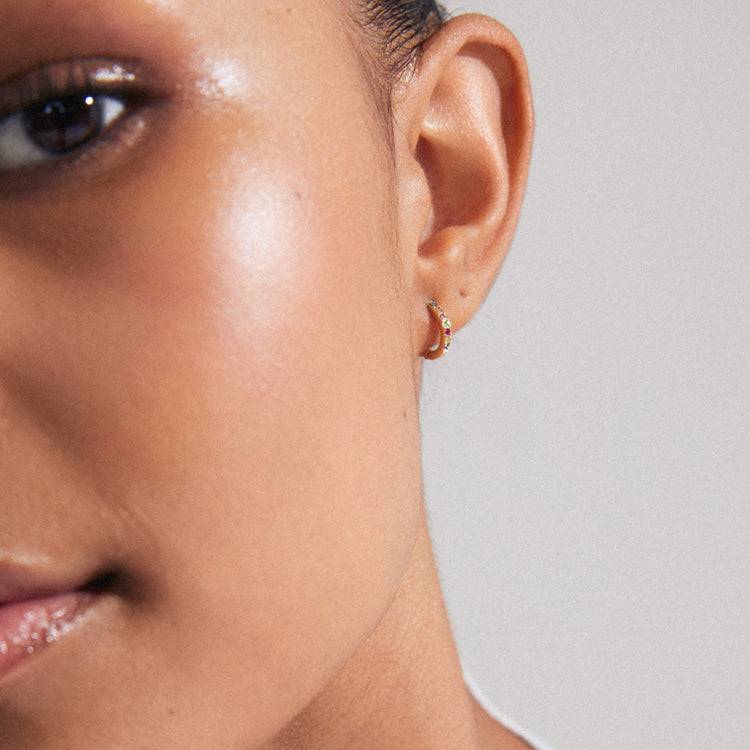 Pilgrim ZOE Recycelter, Einzelner Ohrring Vergoldet