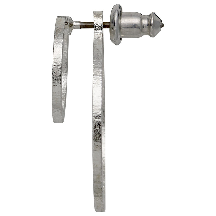 Pilgrim ZOOEY Recycelte 2-in-1 Ohrringe, Versilbert