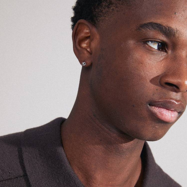 Pilgrim PRISKA Recycelter, Einzelner Ohrring Versilbert