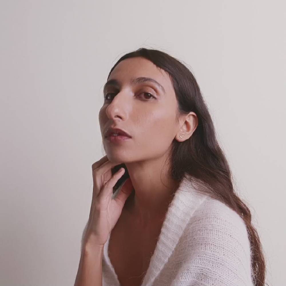 Pilgrim PRISKILLA Recycelter, Einzelner Ohrring Vergoldet