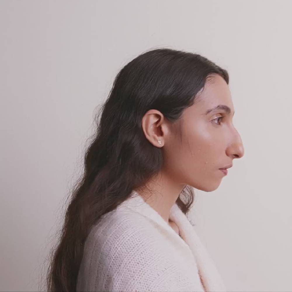 Pilgrim PRISKILLA Recycelter, Einzelner Ohrring Versilbert