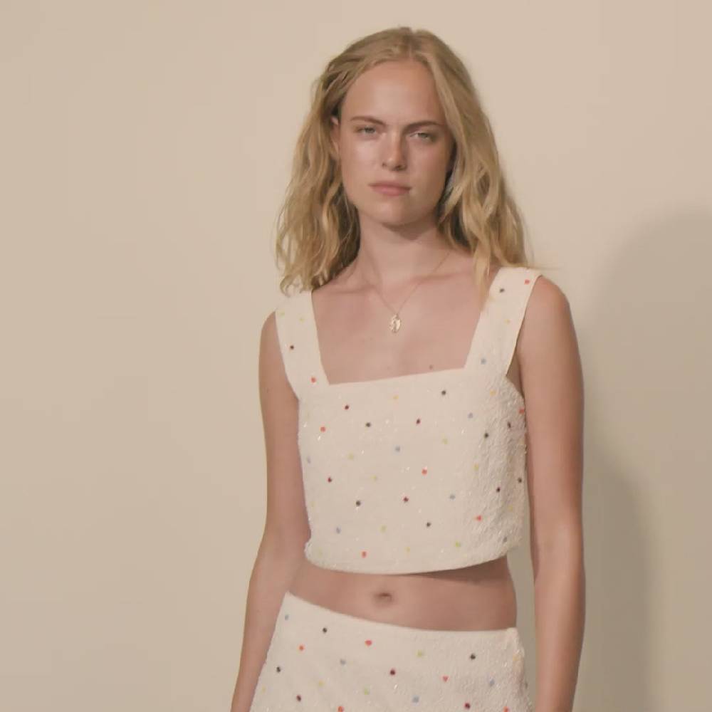 Pilgrim QUINN Recyc. Halskette, Organ. Geformter Anhänger, Vergoldet