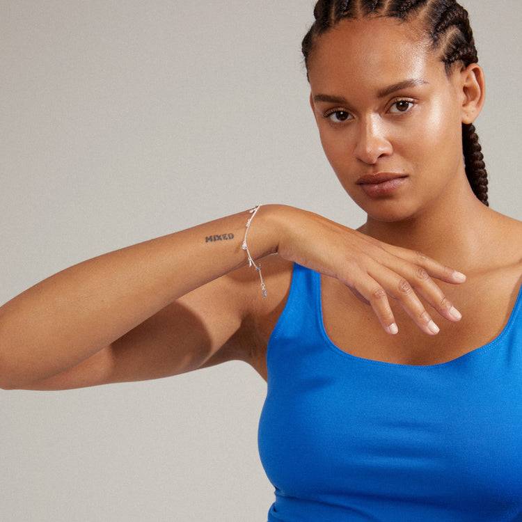 Pilgrim QUINN Recyceltes Kristall-Armband Mit Charm, Versilbert