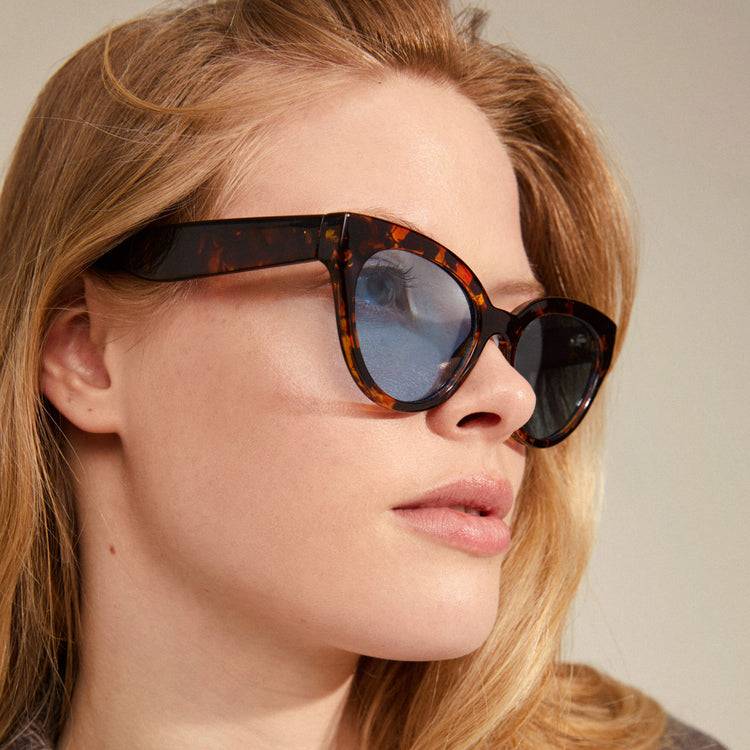 Pilgrim RAISA Recycelte Sonnenbrille Schildpatt-Braun