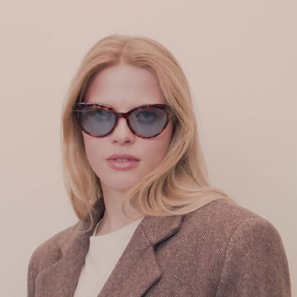 Pilgrim RAISA Recycelte Sonnenbrille Schildpatt-Braun