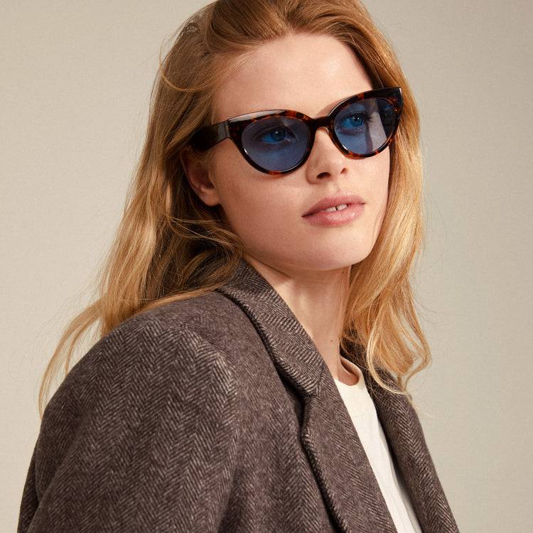 Pilgrim RAISA Recycelte Sonnenbrille Schildpatt-Braun