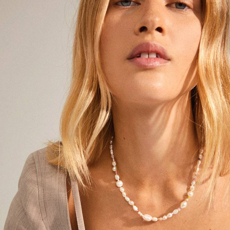 Pilgrim RAMONA Freshwater Pearl Necklace Gold-plated