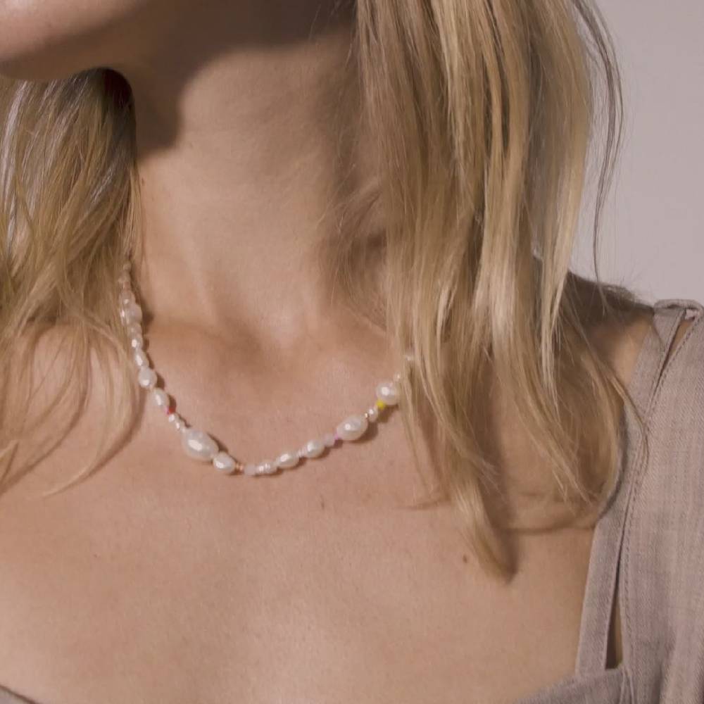 Pilgrim RAMONA Freshwater Pearl Necklace Gold-plated