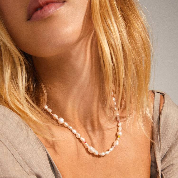Pilgrim RAMONA Freshwater Pearl Necklace Gold-plated