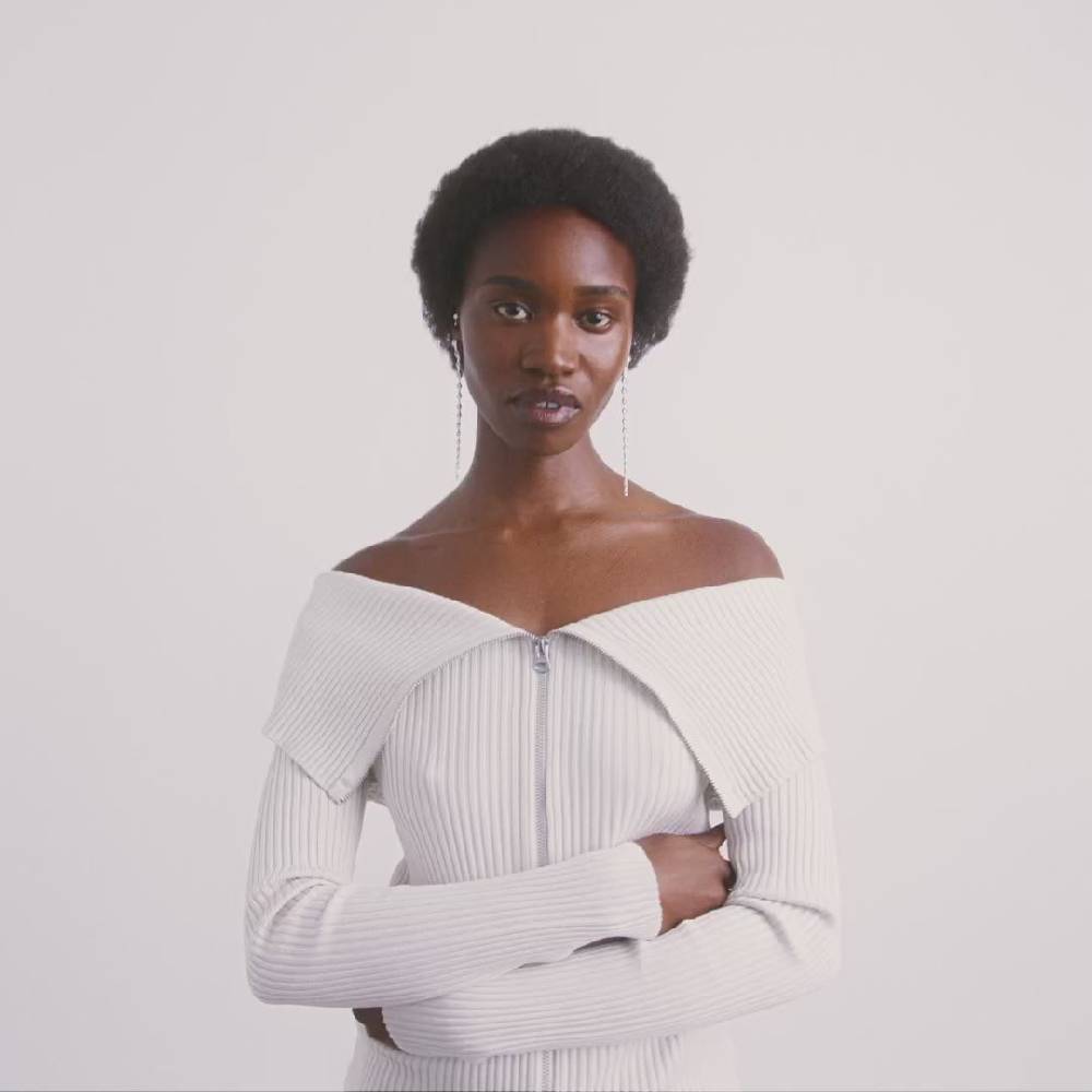 Pilgrim REAGAN Recycelte Kristallohrringe Versilbert