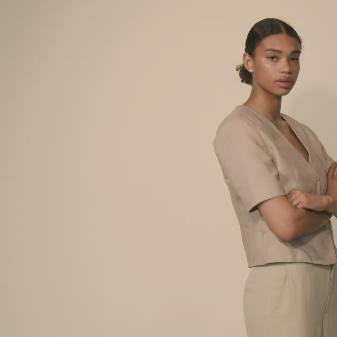 Pilgrim ROGUE Recycelte Kristallohrringe, Versilbert