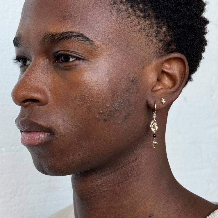 Pilgrim SARRA Recycelter, Einzelner Ohrring Vergoldet