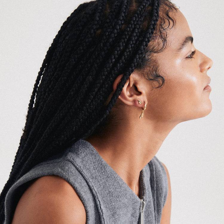 Pilgrim SEA Recycelte Ohrringe, 2-in-1 Set, Vergoldet