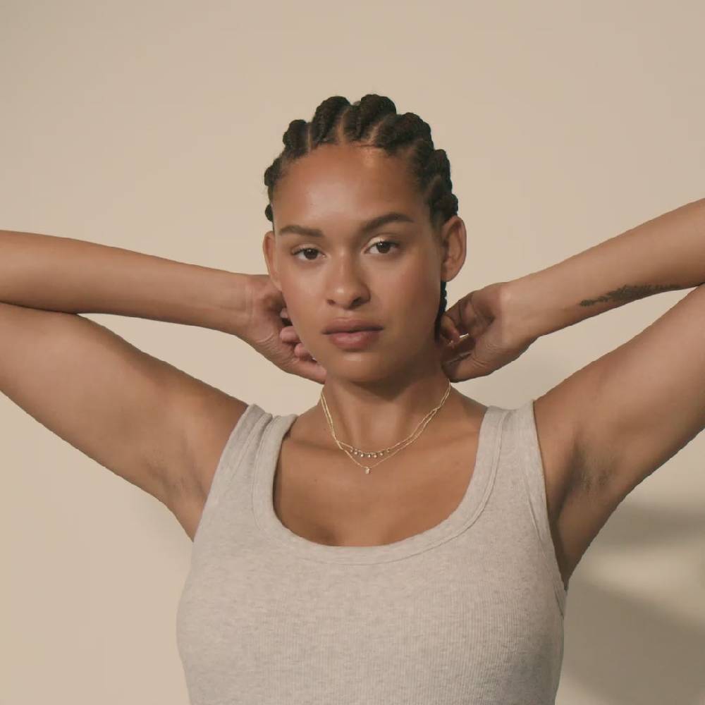 Pilgrim SIA Recycelte Kristallkette 2-in-1, Vergoldet