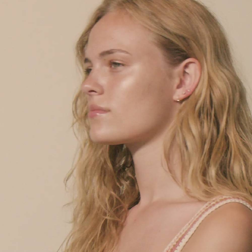 Pilgrim SIA Recycelte Kristallohrringe 3-in-1-Set, Vergoldet