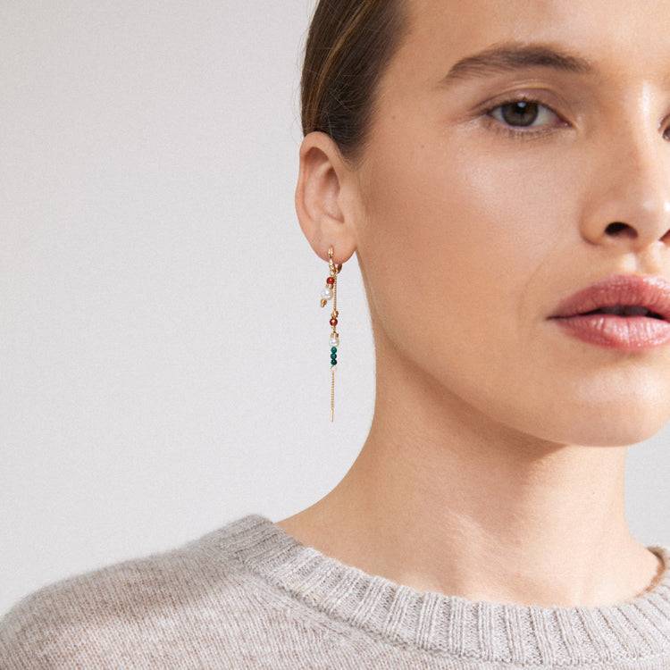 Pilgrim SIBYL Recycelter Einzelner Ohrring Vergoldet