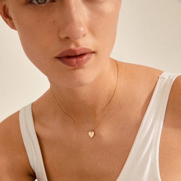 Pilgrim SOPHIA Recycelte Halskette M. Herzanhänger, Vergoldet