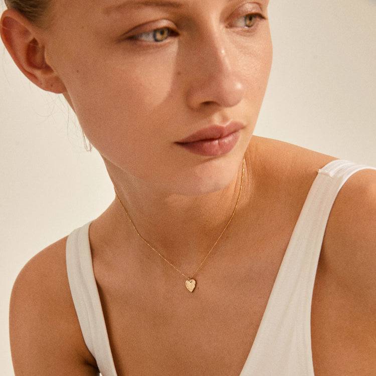 Pilgrim SOPHIA Recycelte Halskette M. Herzanhänger, Vergoldet
