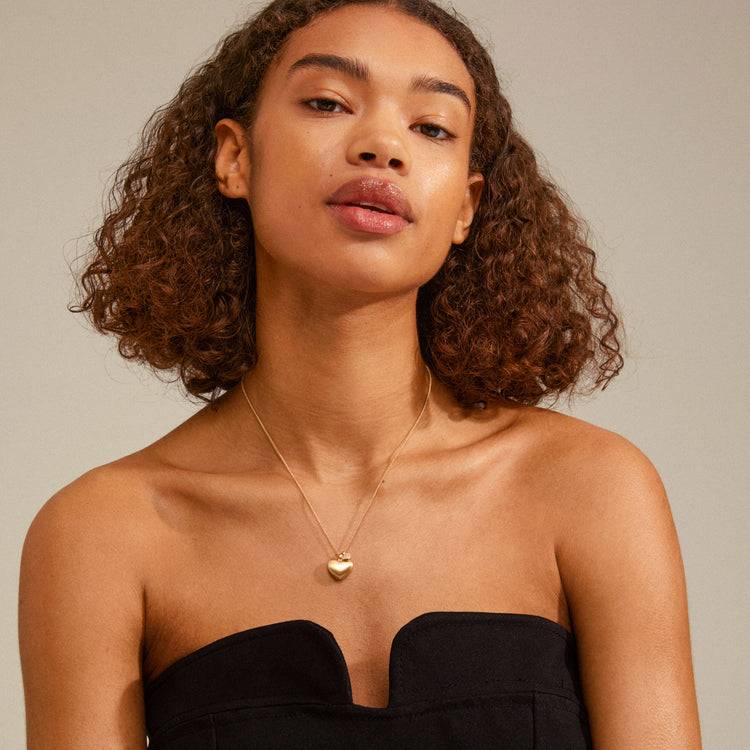 Pilgrim SOPHIA Recycelte Halskette Mit Herzanhänger, Vergoldet