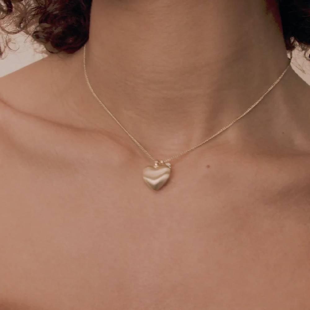 Pilgrim SOPHIA Recycelte Halskette Mit Herzanhänger, Vergoldet