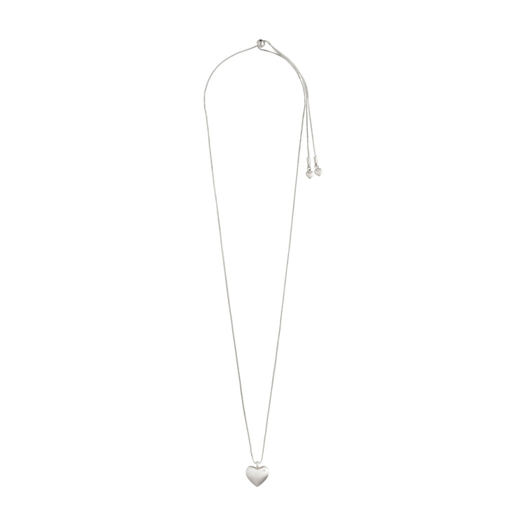Pilgrim SOPHIA Recycelte Halskette Mit Herzanhänger, Versilbert