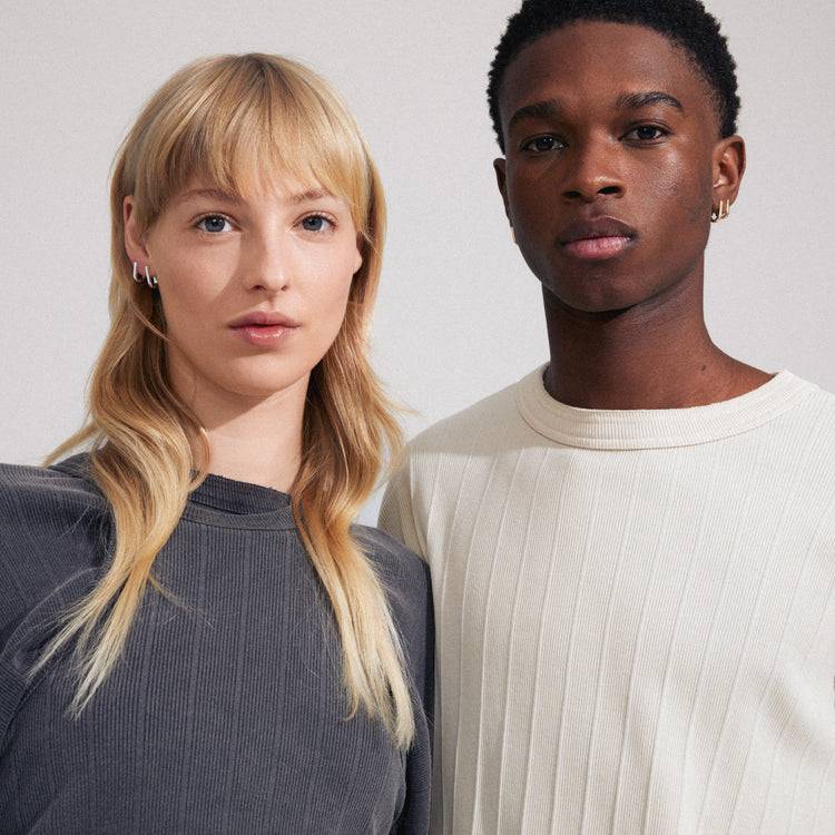 Pilgrim STAY Recycelte Ohrringe 2-in-1-Set Versilbert