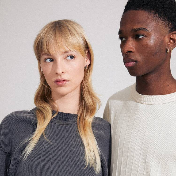 Pilgrim STAY Recycelte Ohrringe 2-in-1-Set Versilbert