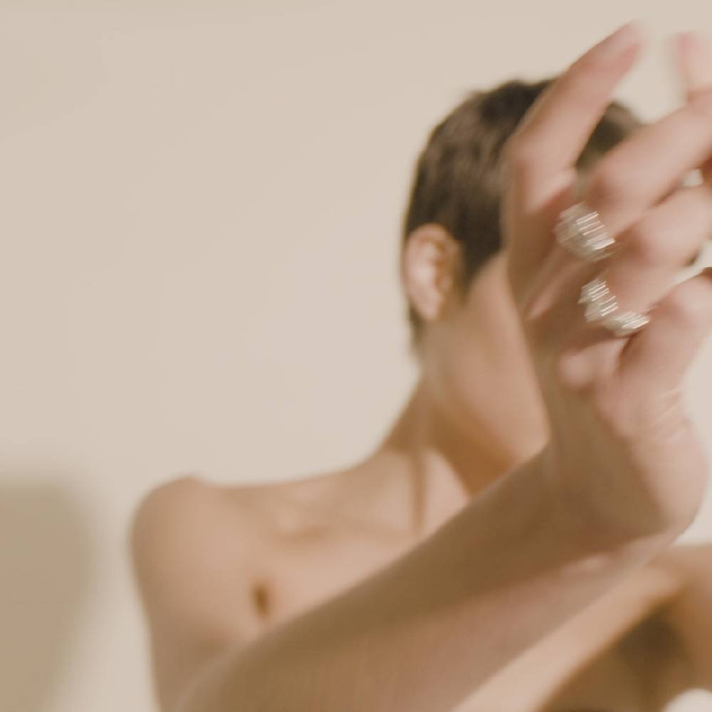 Pilgrim STORM Recycelte Ringe, 3-in-1-Set, Versilbert