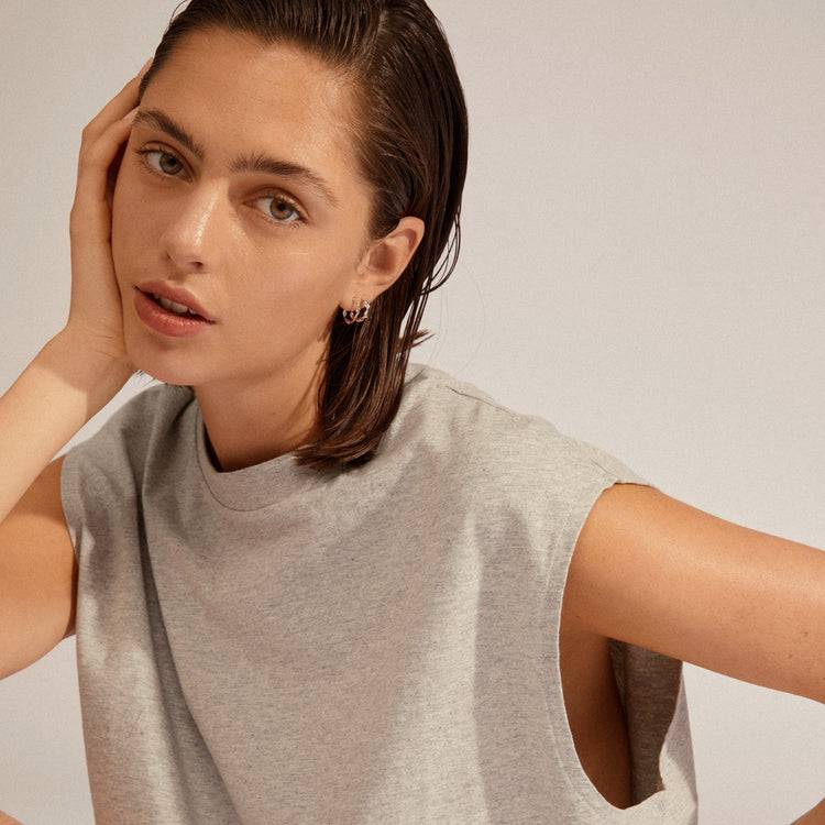 Pilgrim STORM Recycelte Verdrehte Creolen, 2-in-1 Set, Versilbert