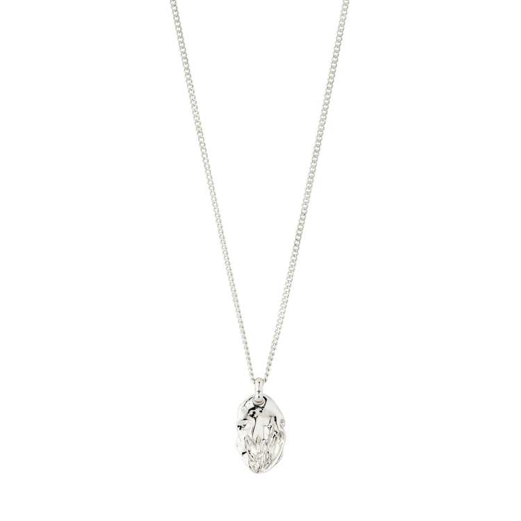 Pilgrim SUN Halskette aus recycelten Münzen versilbert