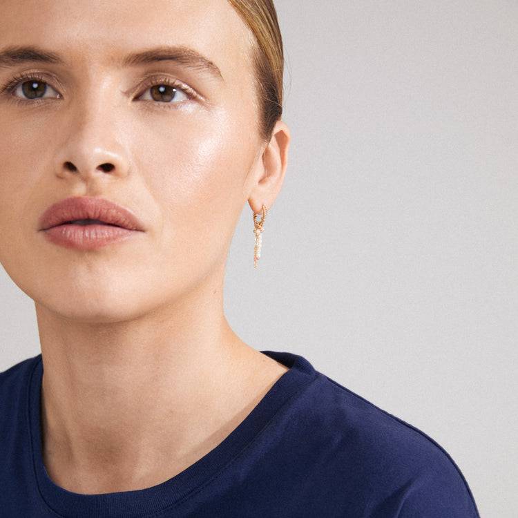 Pilgrim TEKLA Recycelter Einzelner Ohrring Vergoldet