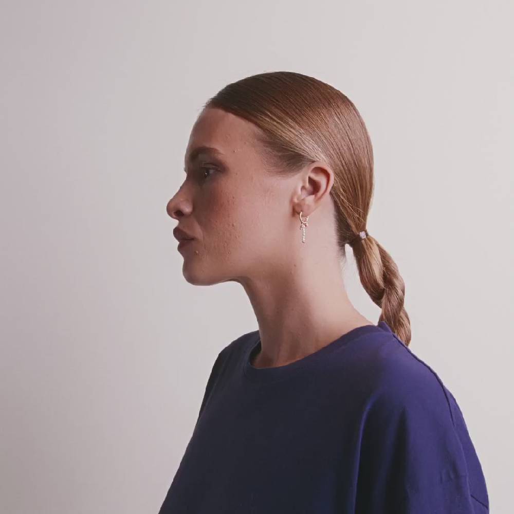 Pilgrim TEKLA Recycelter Einzelner Ohrring Vergoldet